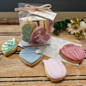 Mother's Day cookies a box