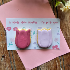 Mother's Day Tulip cookie card